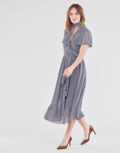 MICHAEL Michael Kors Mini Bicolr 60s Flrl Drs -Desgue Winkel 18909539 500 C