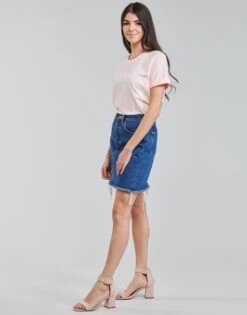 Guess Es Ss Guess 1981 Roll Cuff Tee -Desgue Winkel 20828734 500 C