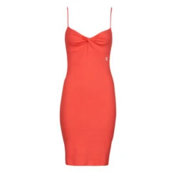 Calvin Klein Jeans Strappy Twisted Rib Dress