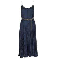 MICHAEL Michael Kors Pleated Slip Midi Dress