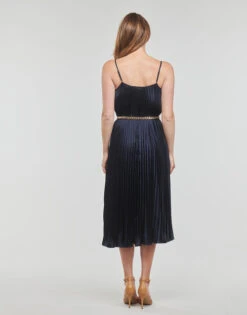 MICHAEL Michael Kors Pleated Slip Midi Dress -Desgue Winkel 24016558 500 D