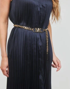 MICHAEL Michael Kors Pleated Slip Midi Dress -Desgue Winkel 24016558 500 E