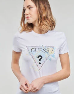 Guess Ss Cn Alva Tee -Desgue Winkel 24121773 500 E
