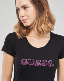 Guess Ss Rn Davina Tee -Desgue Winkel 24121777 500 E