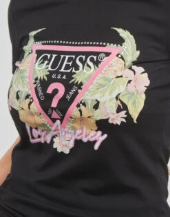 Guess Ss Cn Triangle Flowers Tee -Desgue Winkel 24121827 500 E